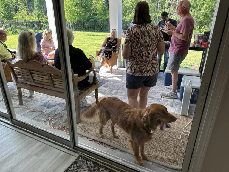 2024 05 11 Barb Birthday Riley Group Backporch