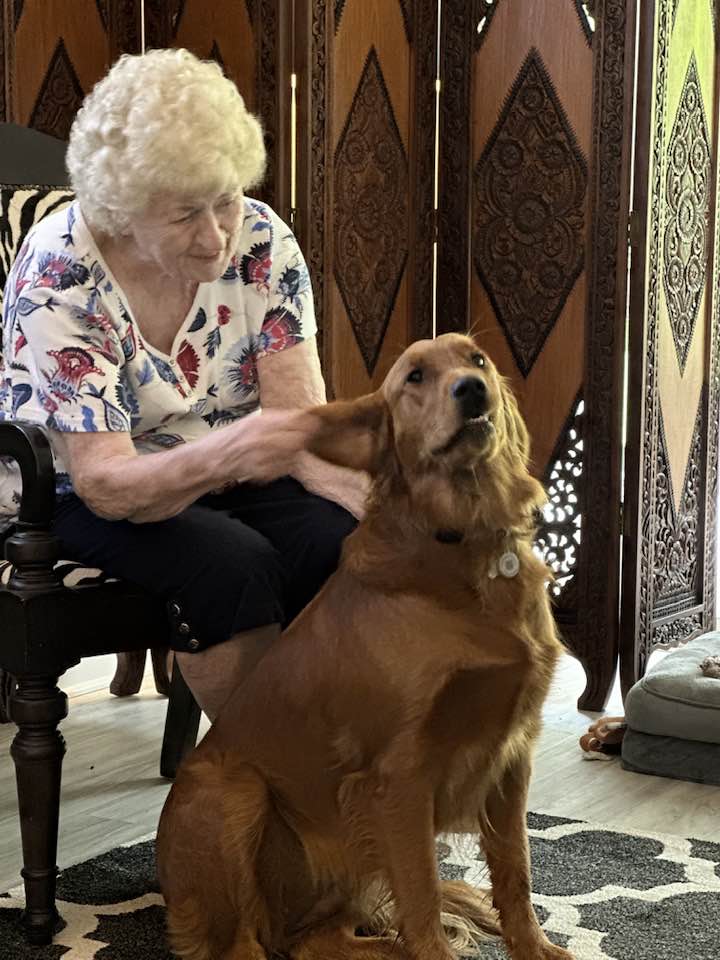 2024 05 17 Riley Grandma ear scratches
